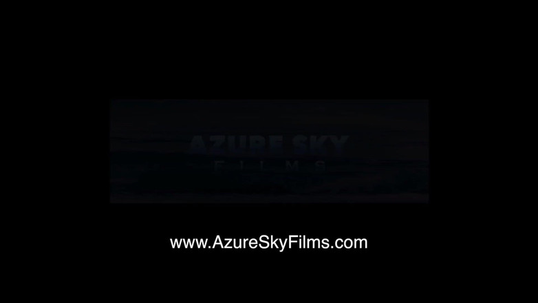 Azure Sky Films: 샤넬 스카이 / Sarah Lace 애널 후배위 사정 후 질 쓰리섬
