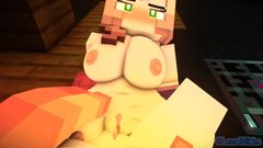 VideoGamesR34: 摇滚纸剪刀！Minecraft 女同性恋色情动画