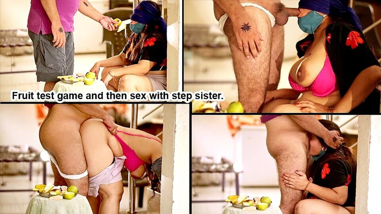 Big-Boobs-fuckers: Fruit Test Game and Then Sex with Step Sister.