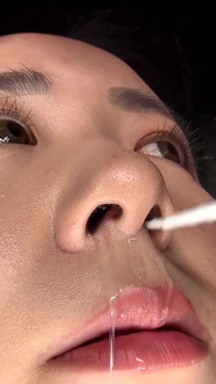 鼻フェチ:ほのかの繊細なつららのような鼻汁