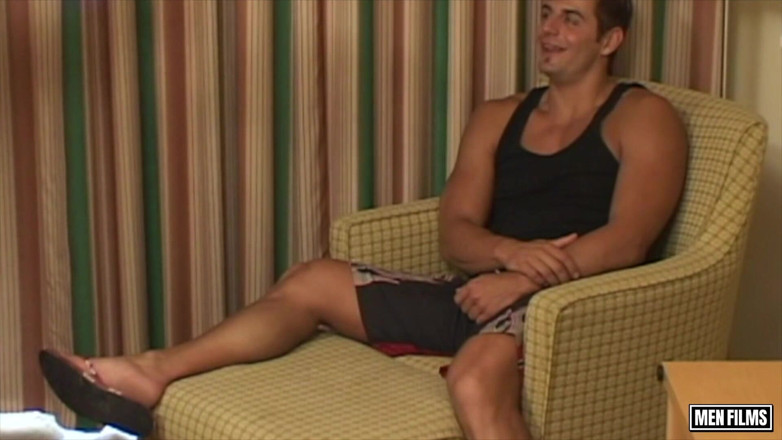 Men Films: His First Taste of Cock!