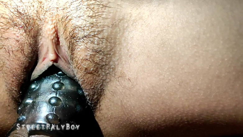 StreetPalyBoy: Indianka Duży czarny kutas w Różowej cipce Nice Big Dildo...