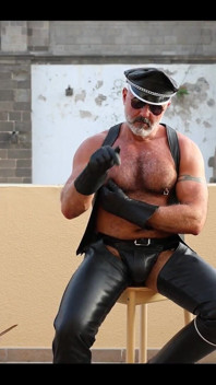 Mike in Leather