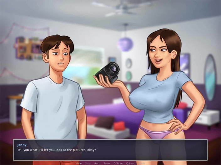 Dirty GamesXxX: Summertime Saga: sexy bilder von heißem küken ep.34