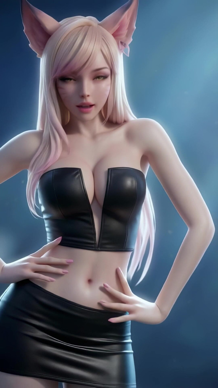 3D-Hentai Games: Ahri's Sexy Dance (the Black Eyed Peas - Boom Boom Pow)