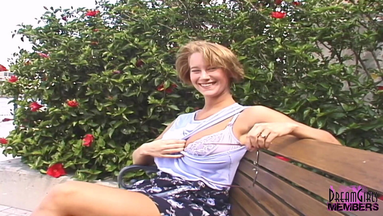 Dream Girls: Mindy Bares Her Huge Tits And Pussy In Tampa