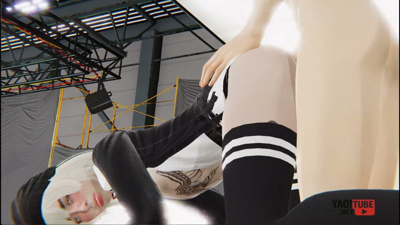 Yaoitube: Yaoi Emo Фембоя трахают на капоте автомобиля