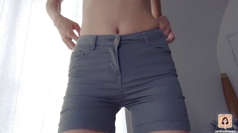 CandiceDelaware: Teen hubené džíny vyzkouší