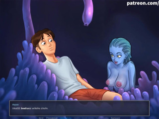 Cartoon Universal: Summertime saga part 5 - Aqua blowjob (Czech sub)