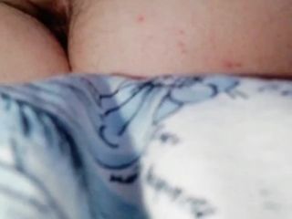 Mell: Behaarter, anale masturbation