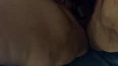 Real homemade BBW BBC porn: Mačkání mých velkých prsou, sání mé dildo hůlky stimulační orgasmus