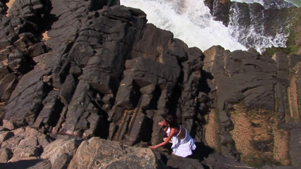 Radical Interracial: Double penetrated by the sea