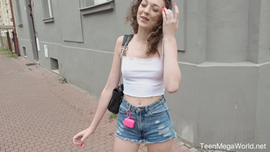 Teen Mega World: Cameraman Gives Hottie a Sex Lesson