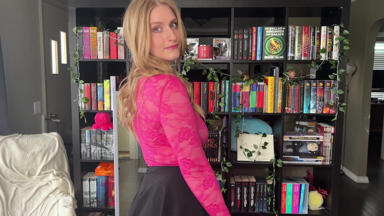 Nerdy Nympho: [4k] 투명 핑크 탑 운반 시도