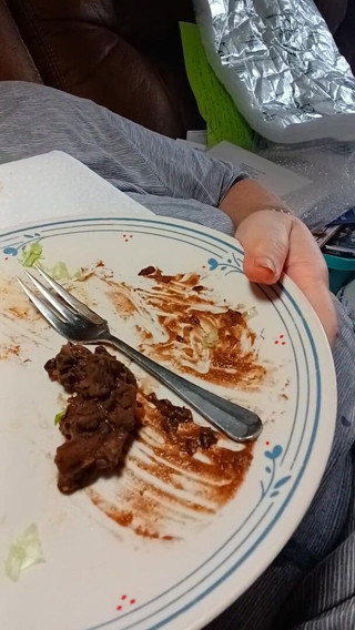 BBW nurse Vicki adventures with friends: Büyük bir yemek yedim ev yapımı taco akşam yemeği
