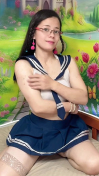 Cute Hana Fuck Ass Wear college Outfit