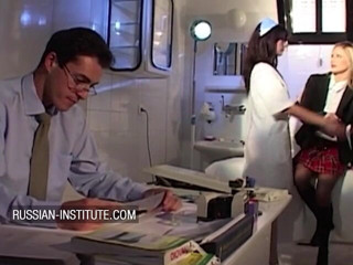 Russian Institute: Medical exam at the institute ends up in a sexy...