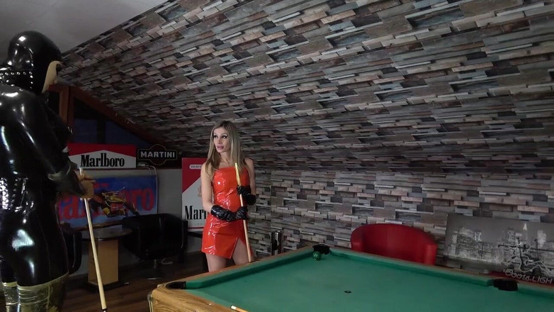 NM fetish femdom videos by Princess Nikki Cruel: Sexy MILF Stuffing a Walking Stick in Her Slaves Tight...