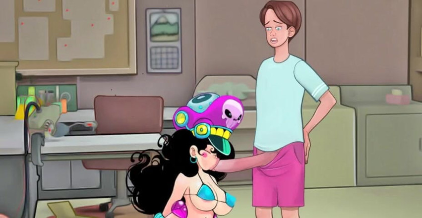 Miss Kitty 2K: Секс-записка - всі сцени сексу - brixxida 2 - частина 21