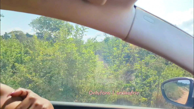 Sexieafric: Road trip s ebenovou holkou prstění kundičky