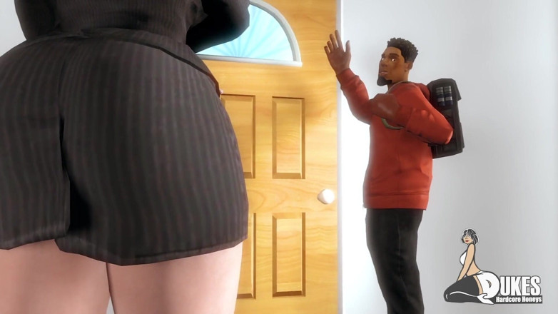 Dukes Hardcore Honeys: Housewife fucks black teen for pills