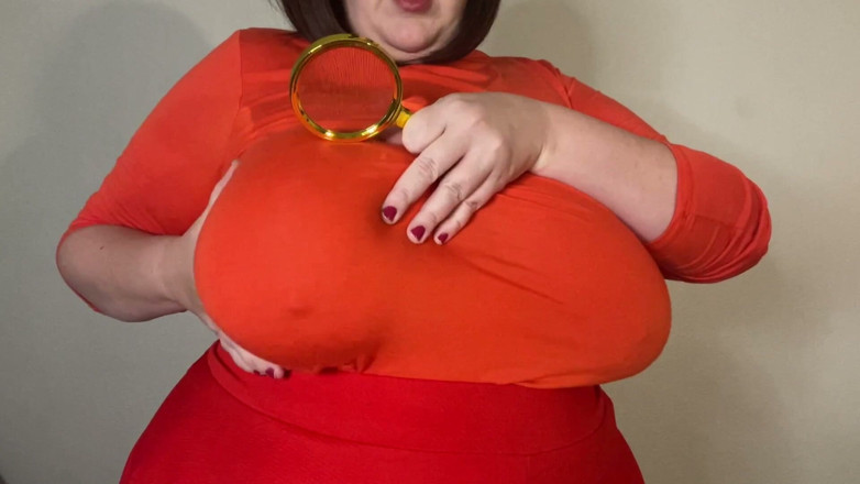cutejayne: สาวสวยตัวใหญ่ velma พยายามทําให้คุณน้ําแตก