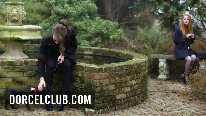 Dorcel Club: Three men take care of the pretty red head Ella...