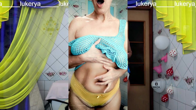 Lukerya: Lukerya vui vẻ, như thường lệ, tham gia vào việc...