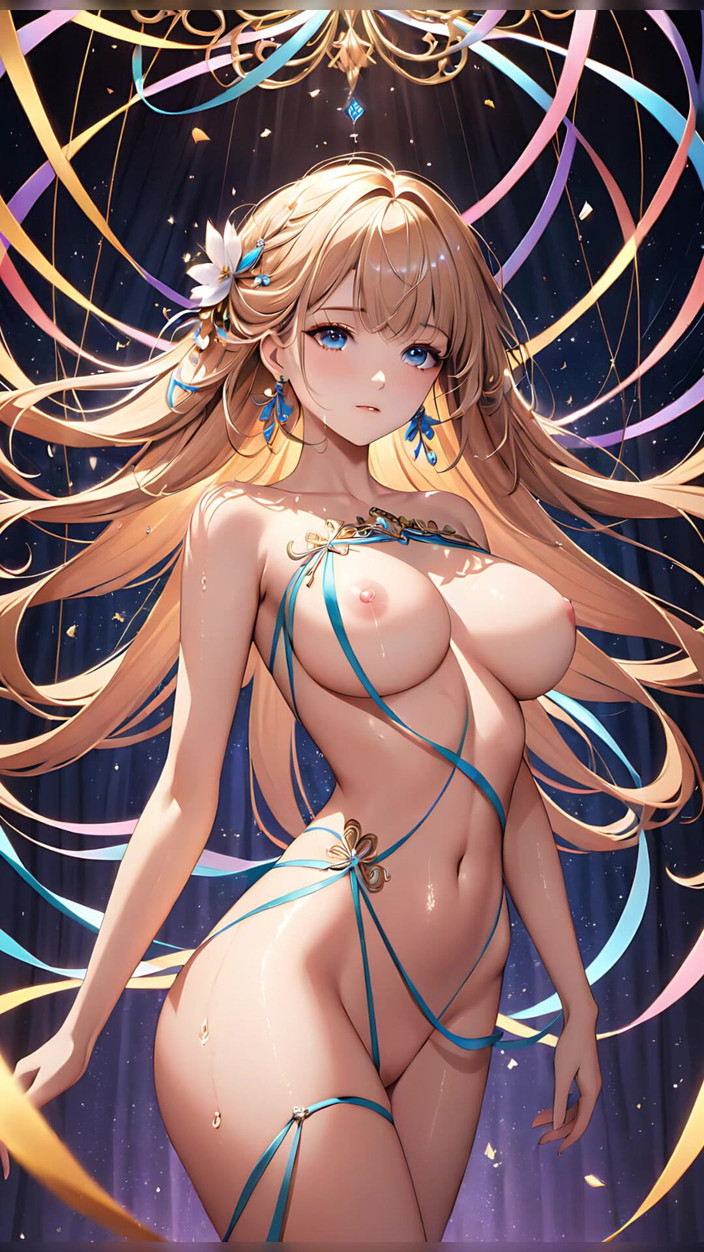 LustRender: Ai Artistic nude - bella donna con il viso oscurato da...