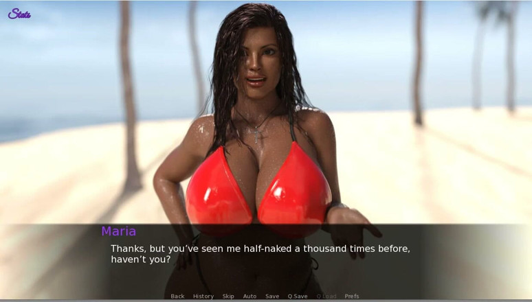 XXX Games Bunk: Мокре бікіні в дружині на пляжі