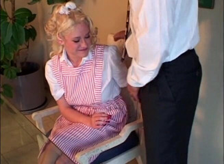 Freaks on Cocks: Busty blonde house maid gets her pussy drilled by hard...