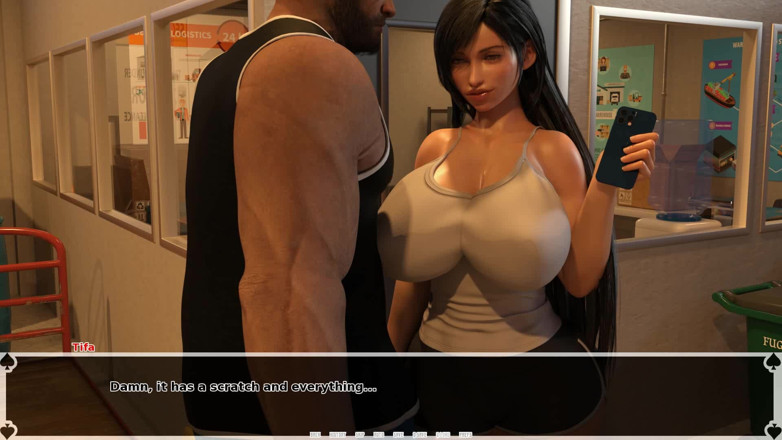Dirty GamesXxX: Le paradis noir de Tifa : un mec regarde une vidéo...