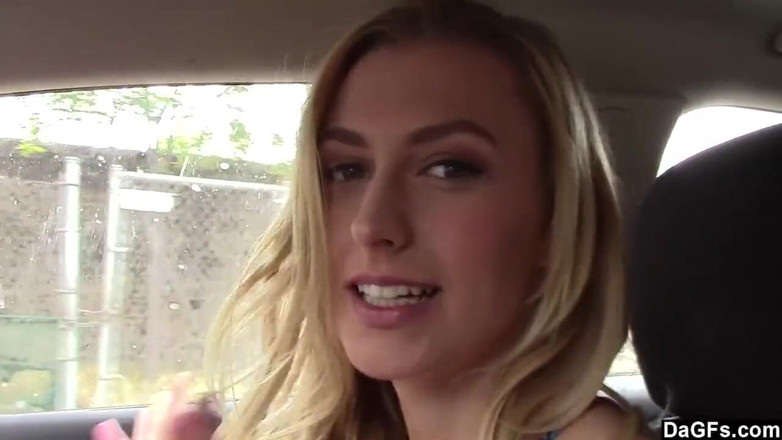 Dagfs: Picked up chick Alexa Grace pleasures big dick outdoors in...