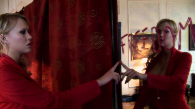 My MILF: Mystery man walks into busty blonde's room to get his...