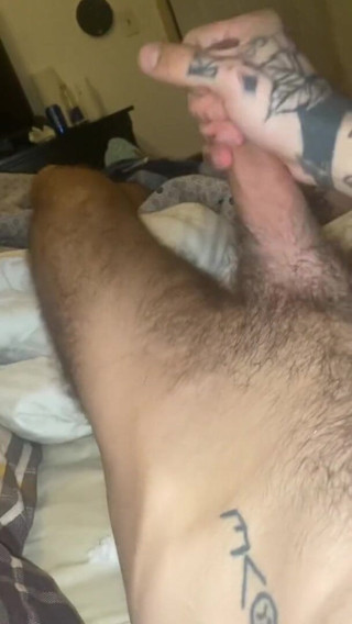 Fast Kozy: Playing with my big white cock
