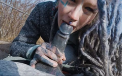 Tattoo Couple Catched While Wild Sex on a Ruine