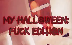 Sesso di halloween: stilesbhalifa trio di halloween interrazziale arrapato
