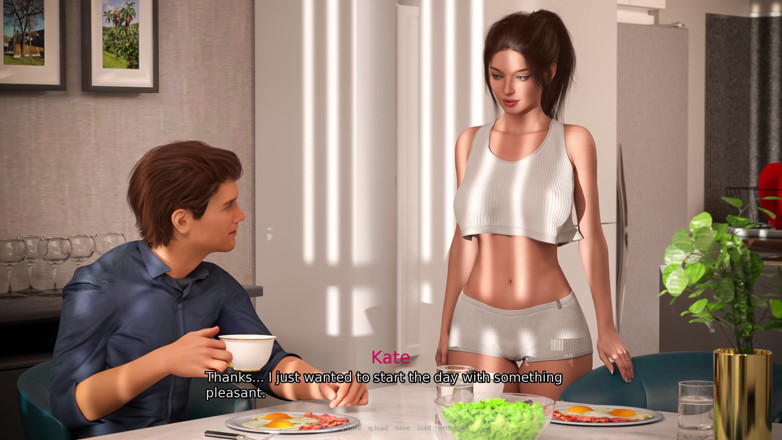 Porngame201: Kate 42 Aroused by Denis’ Big Cock, Kate Dreams of Fucking...
