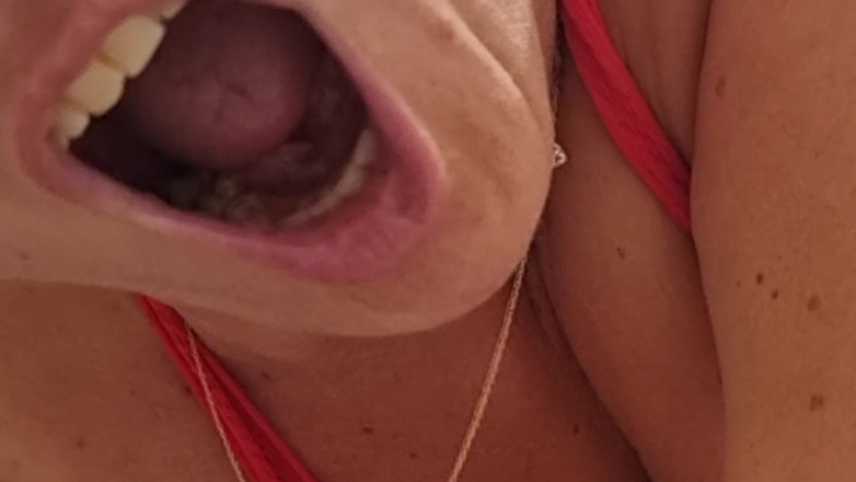 Crazy Girl: Close up of the Wife Moaning While the Cuckold Fuck...