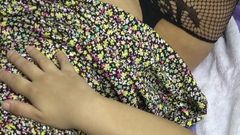 Masseur Fuck Wife's Hairy Pussy on Massage Bed