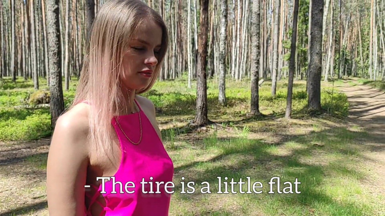 S-Wife Katy: A Married Slut Got Lost in the Forest, Helped Her...