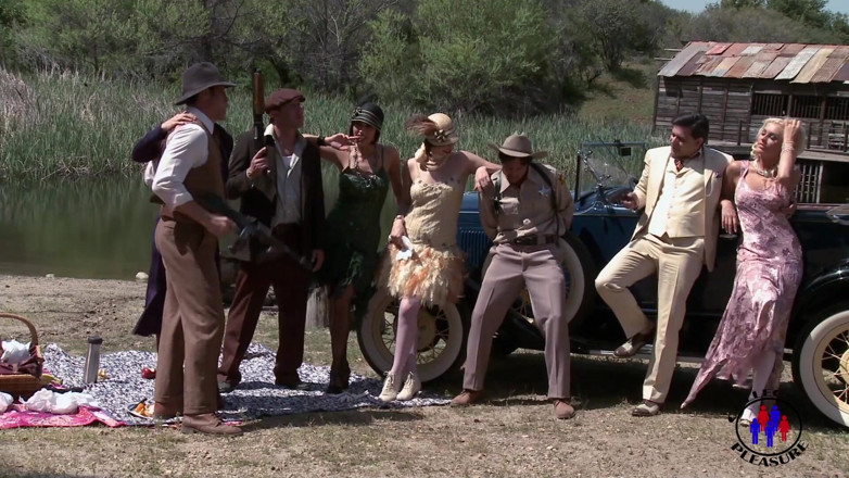 Colective Pleasure: Gangsta picnic by the river turns into orgy.