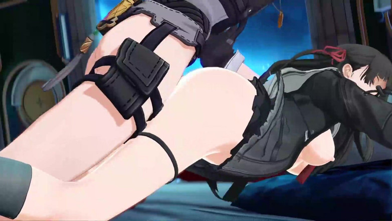 NSFWOtaku: Fale Wuthering - Chisa i Rover Intymna scena seksu - 3D Animacja Hentai
