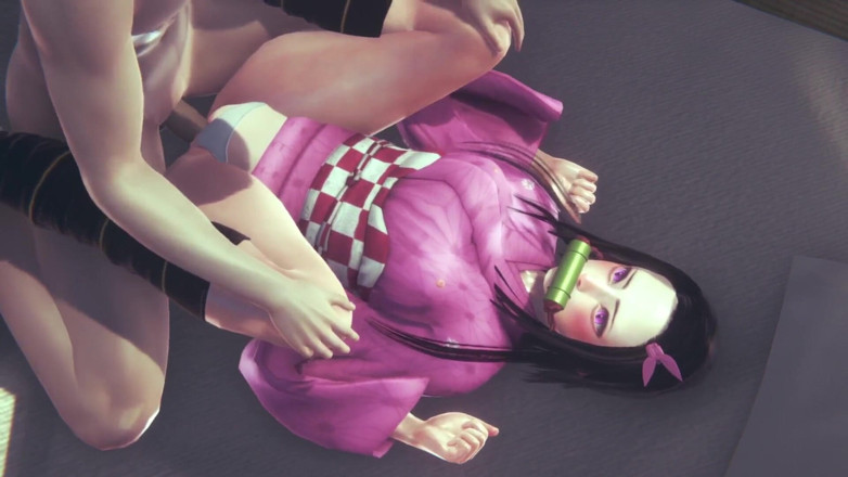 Wraith ward: Nezuko Kamado ist heute sehr geil: Demon Slayer, Hentai-parodie