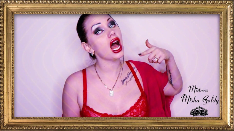 Goddess Misha Goldy: คุณจ่ายเงินให้ฉันเพราะรู้และเข้าใจว่าคุณคือไอ้แพ้ขยะ
