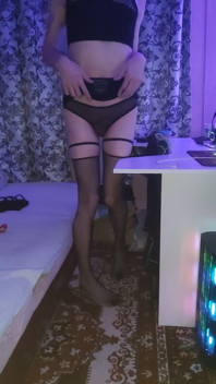 Trying on Panties