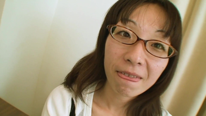 Japan Lust: Japanese nerdy housewife, Nobuko hungry for a hard cock