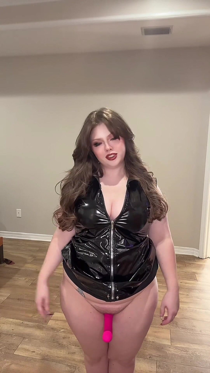 Femdomme: On Your Knees for Mistress: Leather POV Humiliation &amp; Pegging Tease