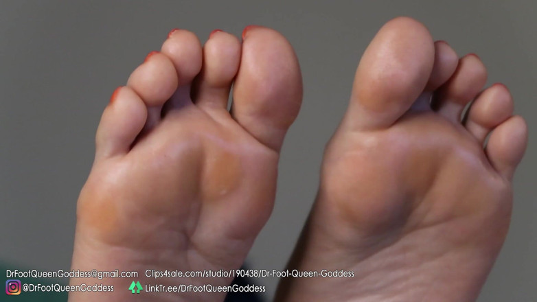 Dr. Foot Queen Goddess: Pedi egg pedicure (orange) part 6