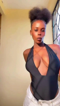 Sexy Natural Kenyan Ebony Babe Short Clip Just for You #03